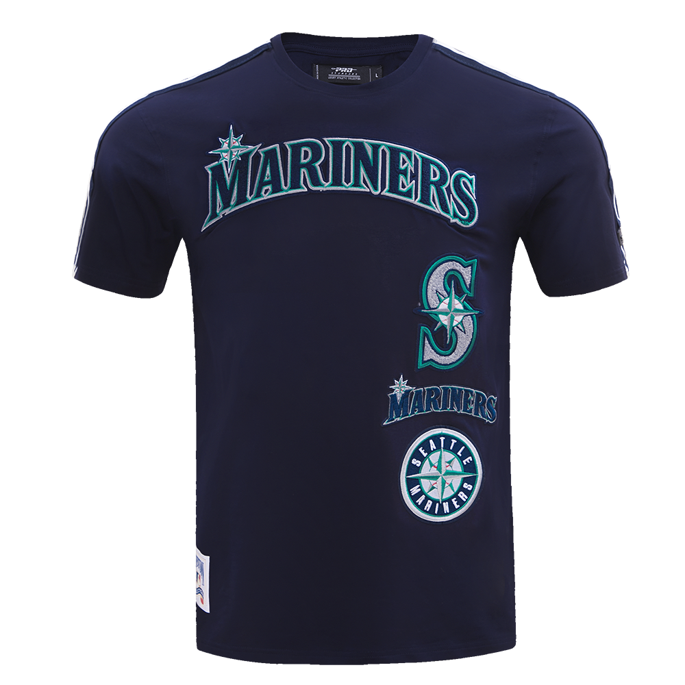 MLB SEATTLE MARINERS RETRO CLASSIC MEN S STRIPED TEE MIDNIGHT NAVY