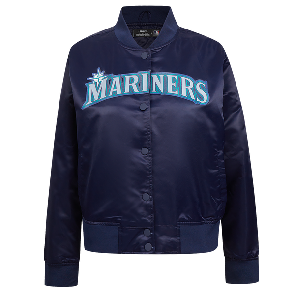 Seattle Mariners Genuine Leather MLB Pro fashion Players Jacket Size Large