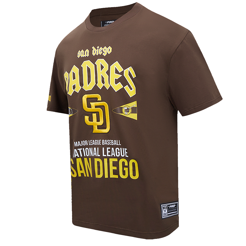 MLB SAN DIEGO PADRES CITY TOUR CJ DROP SHOULDER TEE (BROWN)
