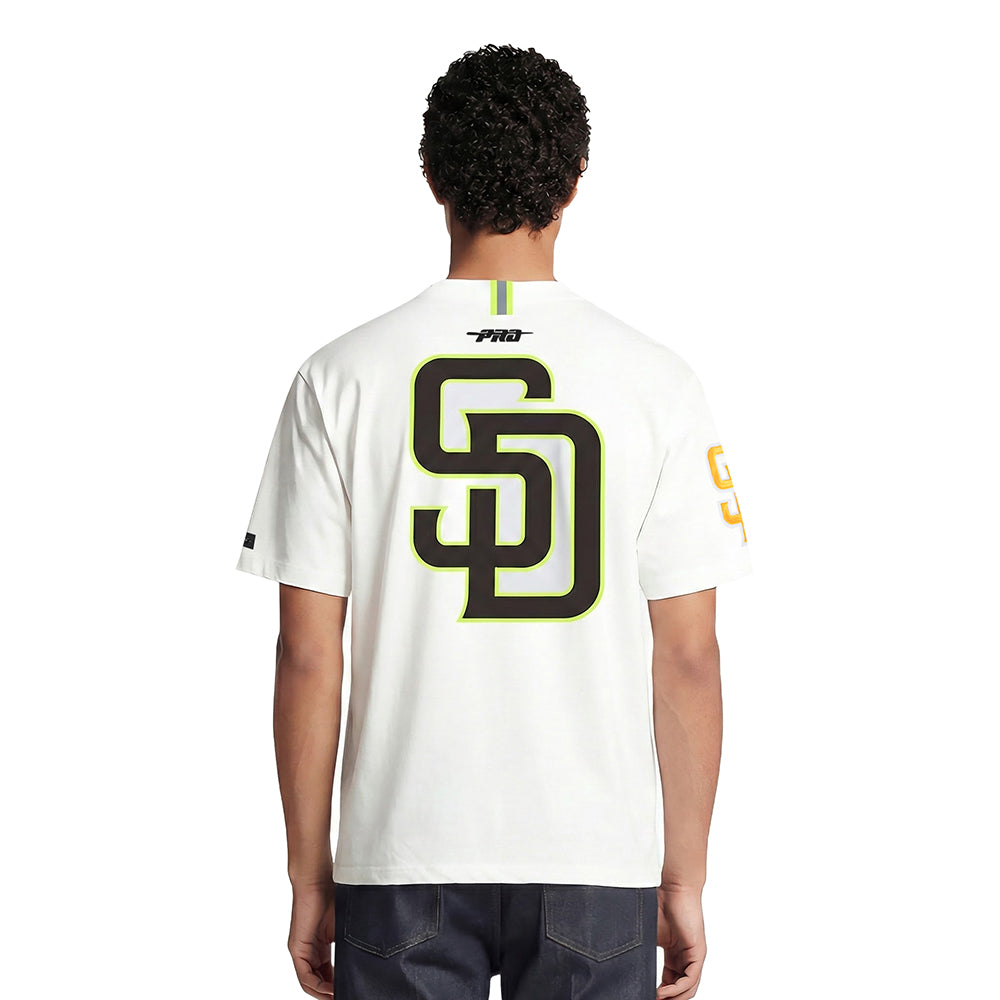 MLB SAN DIEGO PADRES UNDER THE LIGHTS MEN'S SINGLE JERSEY TEE (WHITE)