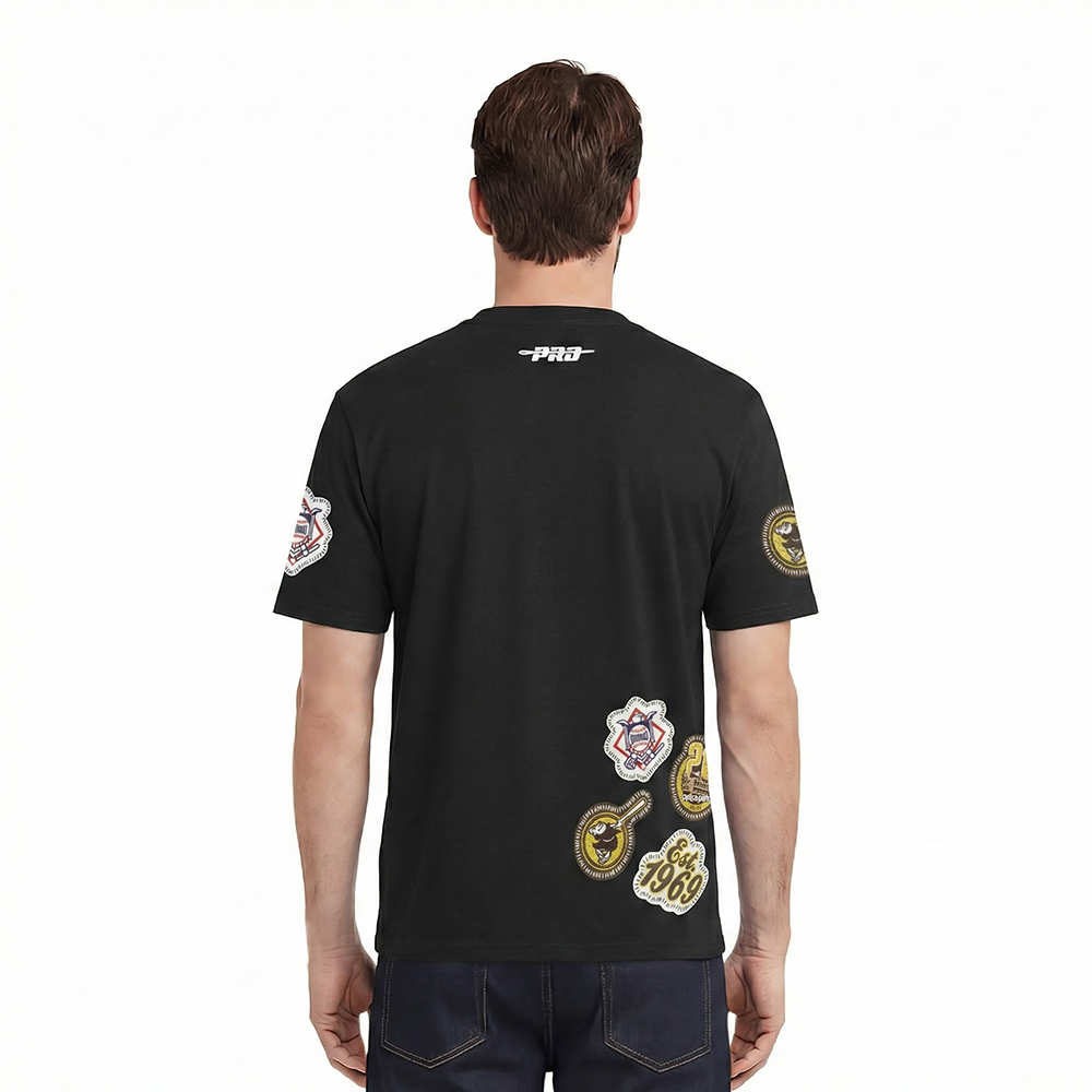 MLB SAN DIEGO PADRES DIY PICK STITCH MEN'S SINGLE JERSEY TOP (BLACK)