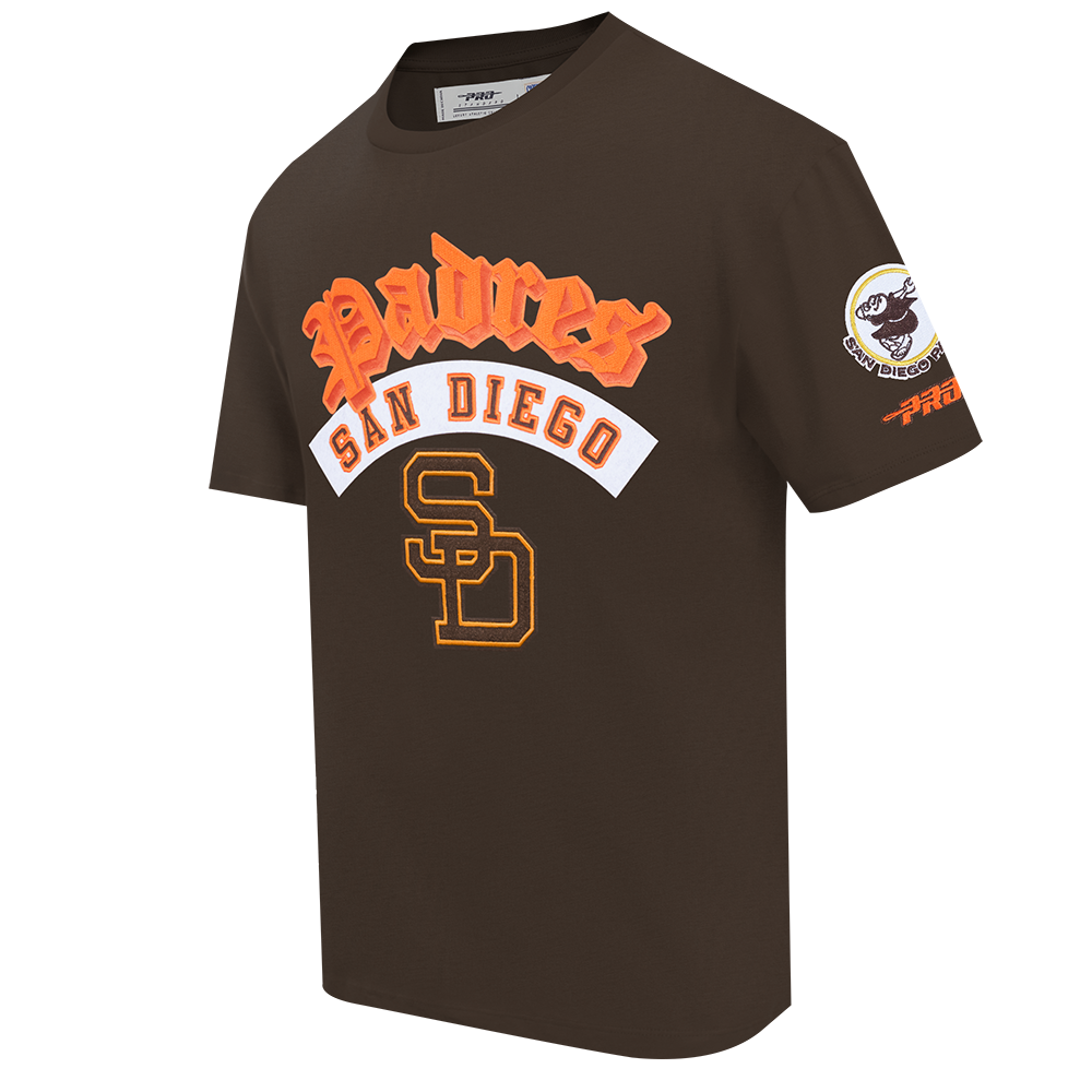 MLB SAN DIEGO PADRES BEST OF MEN'S DROP SHOULDER TEE (BROWN)