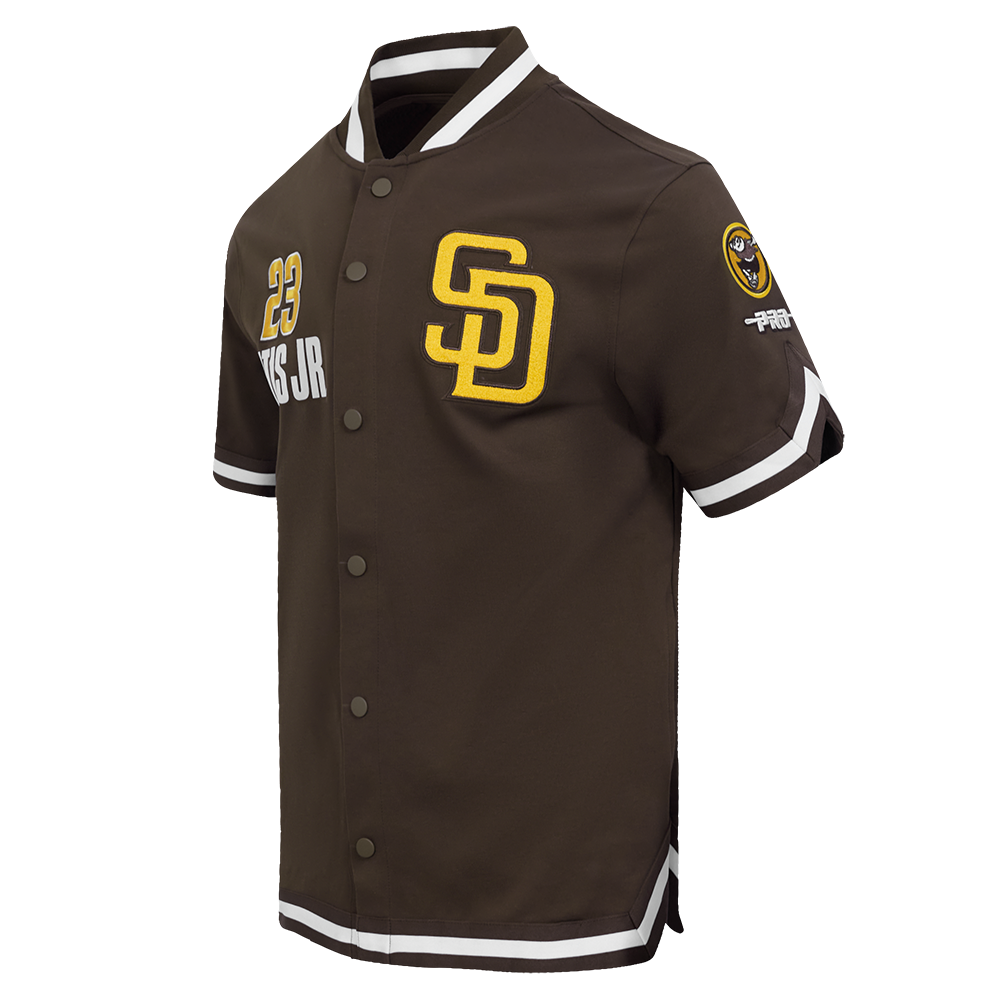 MLB SAN DIEGO PADRES FERNANDO TATIS JR. #23 CLASSIC MEN'S WARM UP JACKET (BROWN)