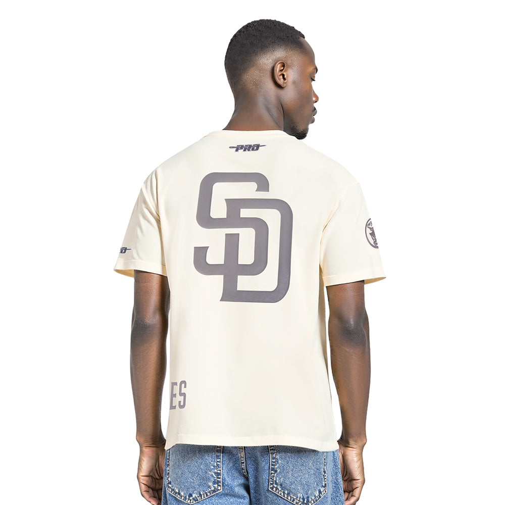 MLB SAN DIEGO PADRES STREET TEAM MEN'S CJ DROP SHOULDER TEE (EGGSHELL)
