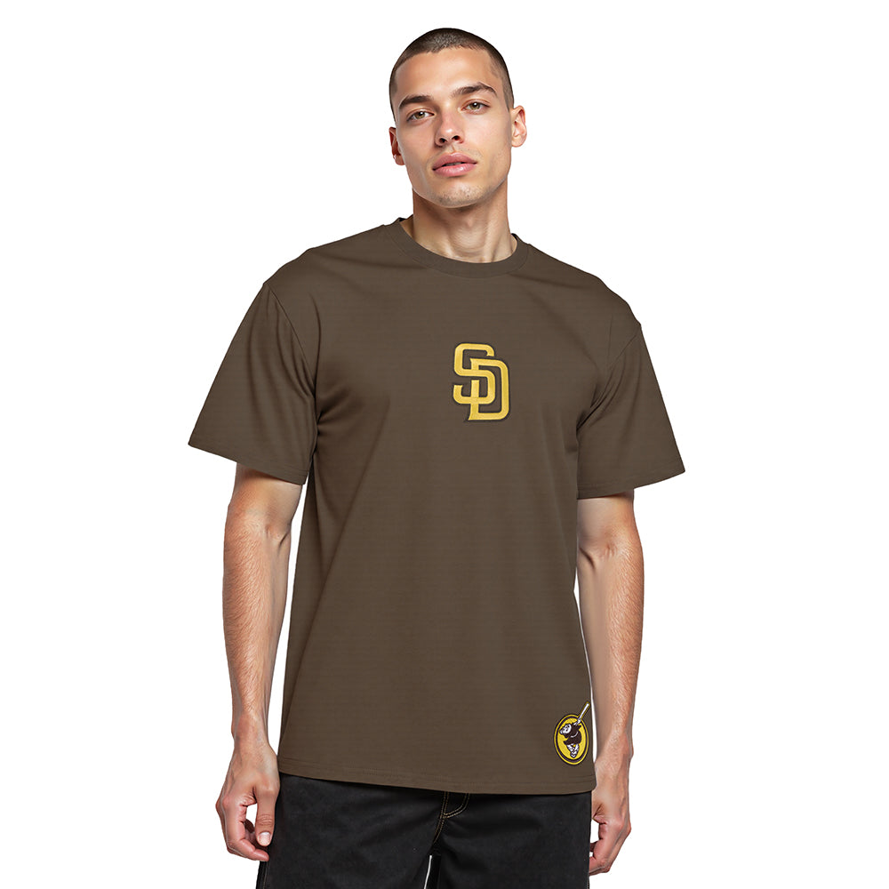 SAN DIEGO PADRES WINGSPAN MEN'S CJ DROP SHOULDER TEE v2 (BROWN)