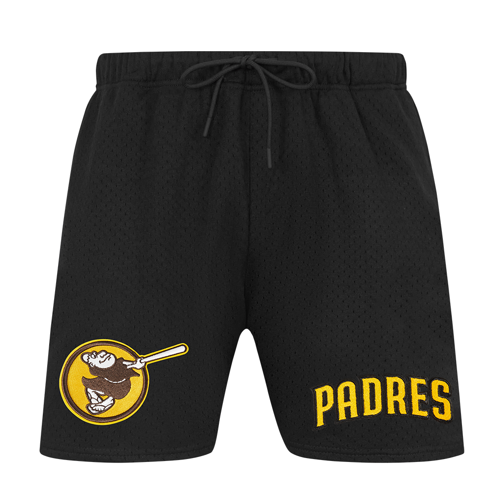 MLB SAN DIEGO PADRES SOUVENIR MEN'S MESH SHORT (BLACK)
