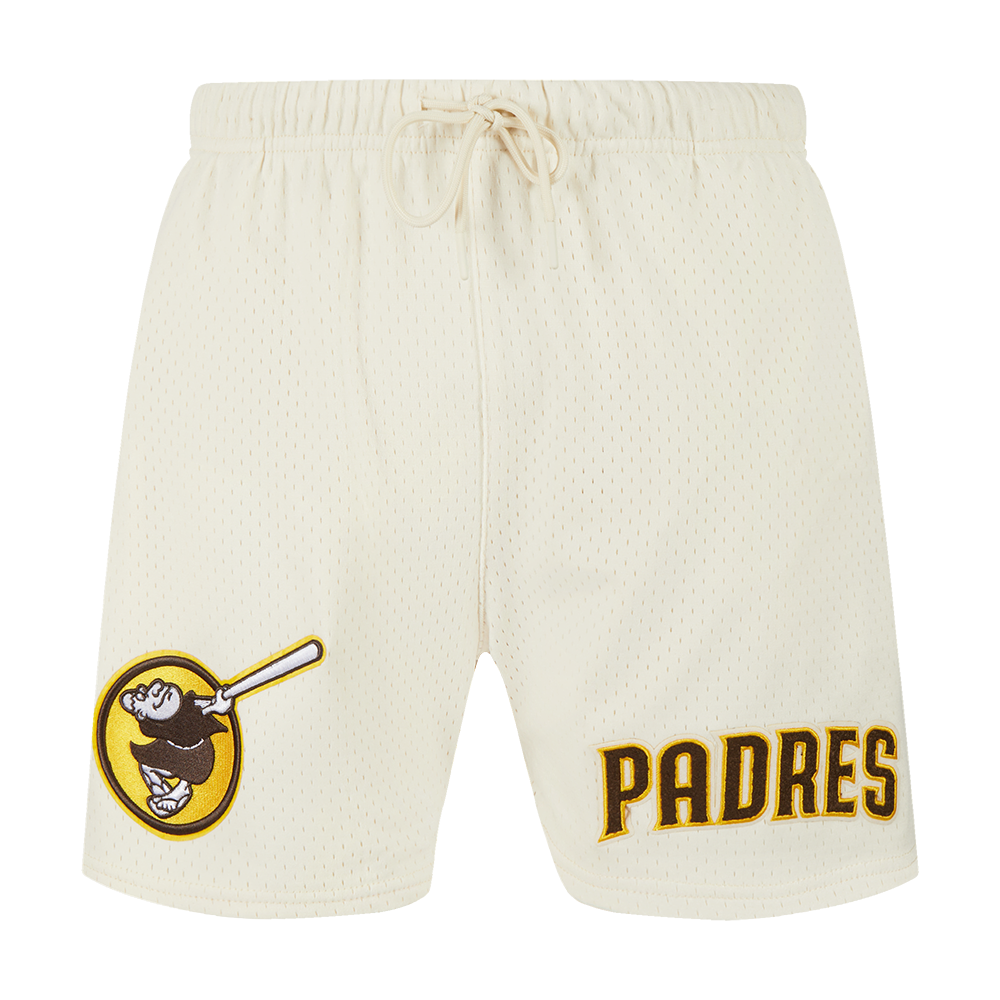 MLB SAN DIEGO PADRES SOUVENIR MEN'S MESH SHORT (EGGSHELL)
