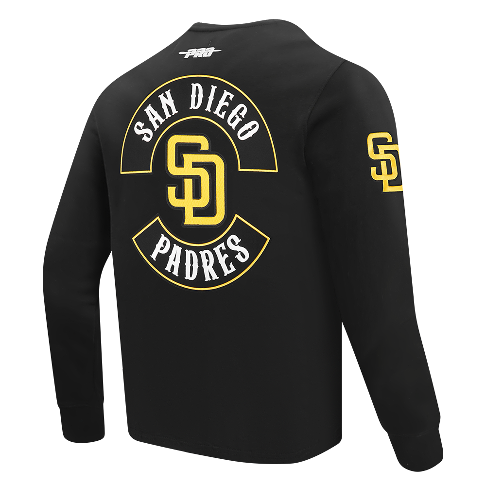 MLB SAN DIEGO PADRES BORN FOR SPORT MEN'S FLC CREWNECK (BLACK)