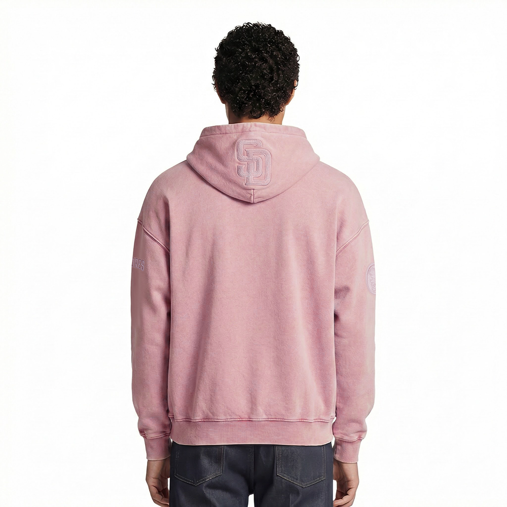 SAN DIEGO PADRES WASHED CLASSIC MAUVE MEN'S ENZYME WASH DS FT PO (WASHED MAUVE)