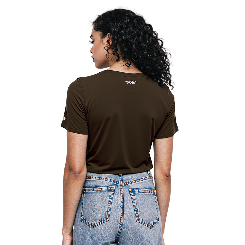 MLB SAN DIEGO PADRES RETRO ELEVATION WOMEN'S SJ BOXY TEE (BROWN)