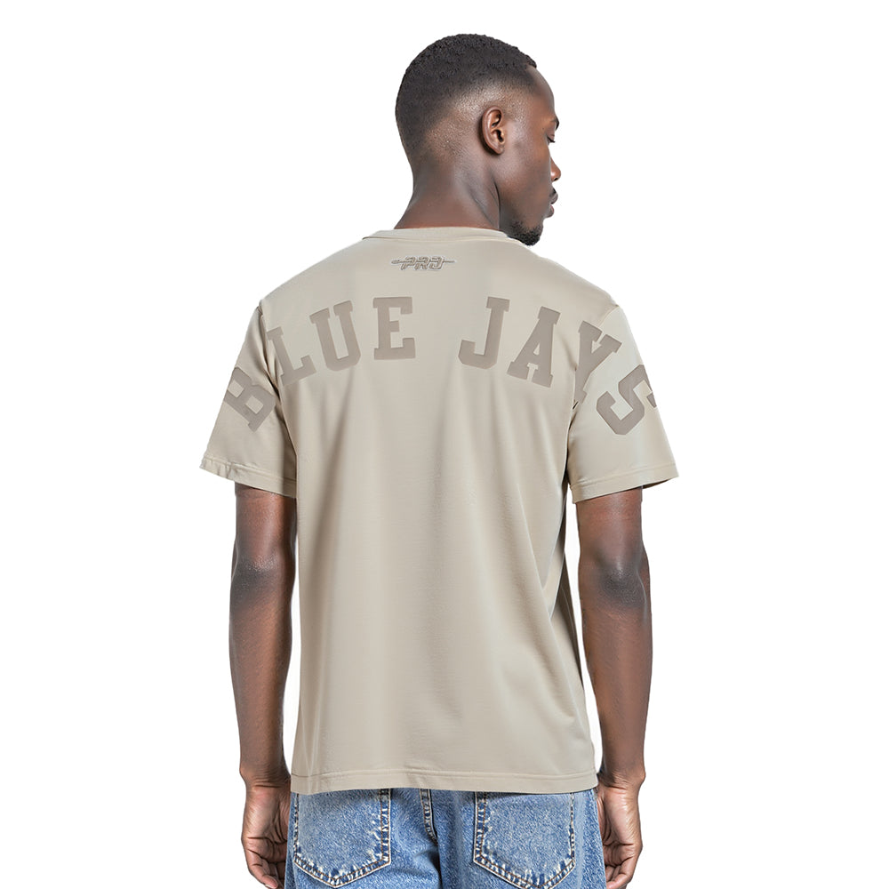 MLB TORONTO BLUE JAYS WINGSPAN MEN'S CJ DROP SHOULDER TEE (TAUPE)