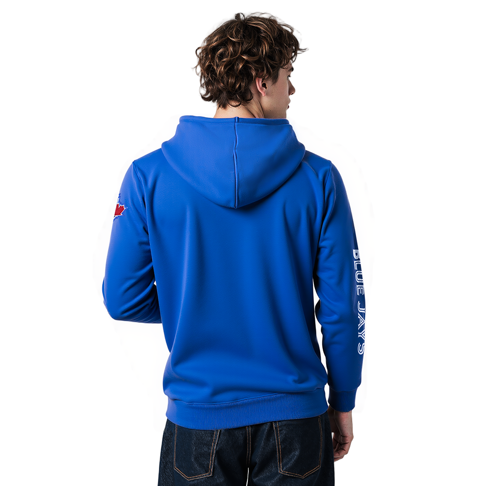 MLB TORONTO BLUE JAYS VLADIMIR GUERRERO JR #27 AVATAR MEN'S FLC PO HOODIE (ROYAL BLUE)
