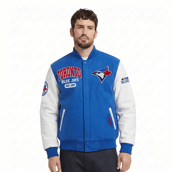 Pro Standard MLB Toronto Blue Jays Varsity Jacket - Men's