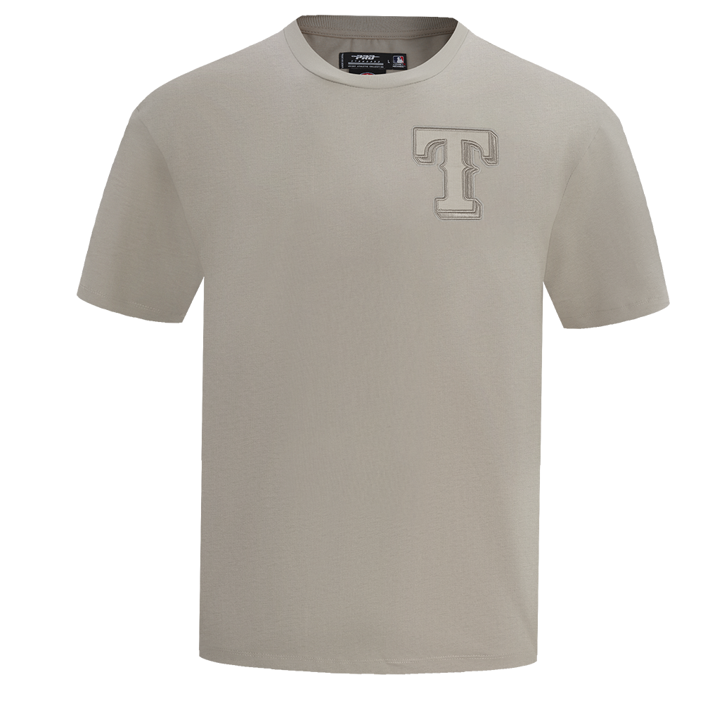 MLB TEXAS RANGERS NEUTRAL MEN'S DROP SHOULDER TOP (TAUPE) – Pro Standard