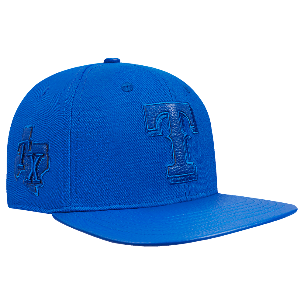 MLB TEXAS RANGERS TRIPLE TONAL PRIMARY LOGO STRAPBACK HAT (ROYAL BLUE)