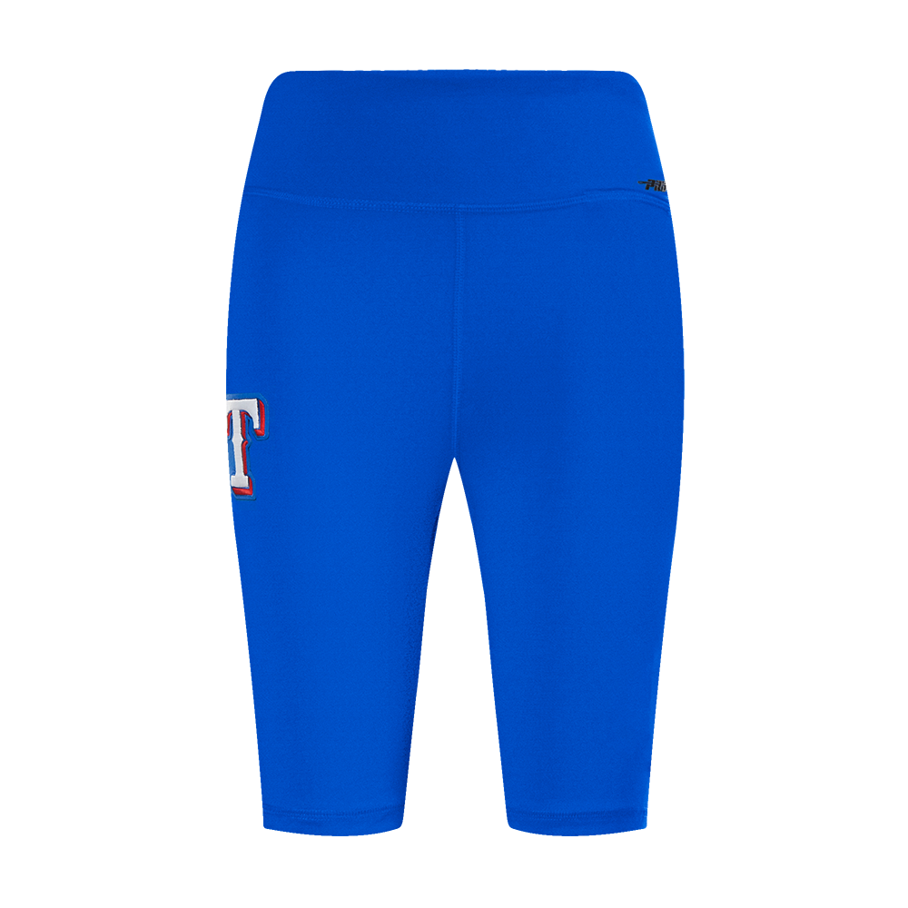 MLB TEXAS RANGERS CLASSIC WOMEN'S COTTON BIKE SHORT (ROYAL BLUE)
