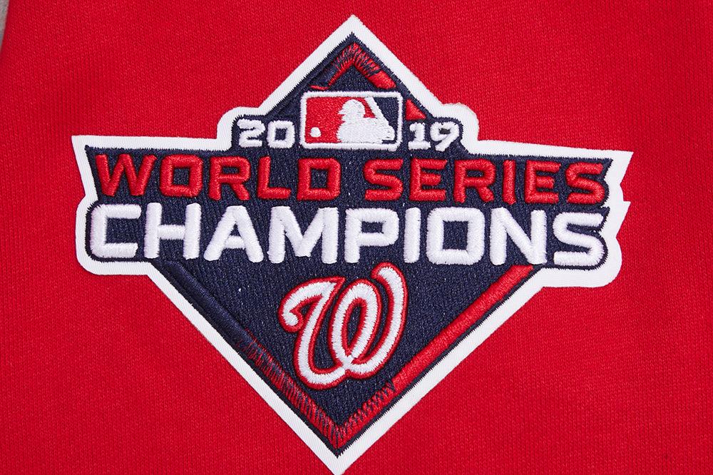 Washington Nationals Majestic 2019 World Series Champions Logo Long Sleeve  T-Shirt - Red