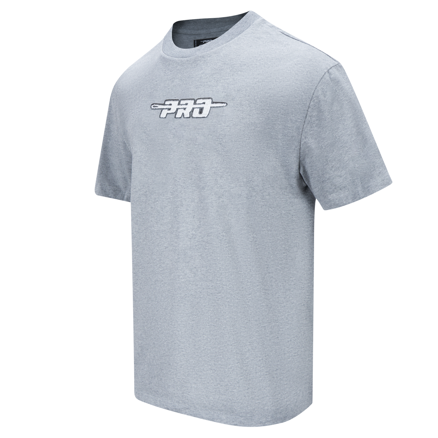 PRO STANDARD CLASSIC CHENILLE WHT LOGO MEN'S CJ DROP SHOULDER TEE (DARK HEATHER GRAY)