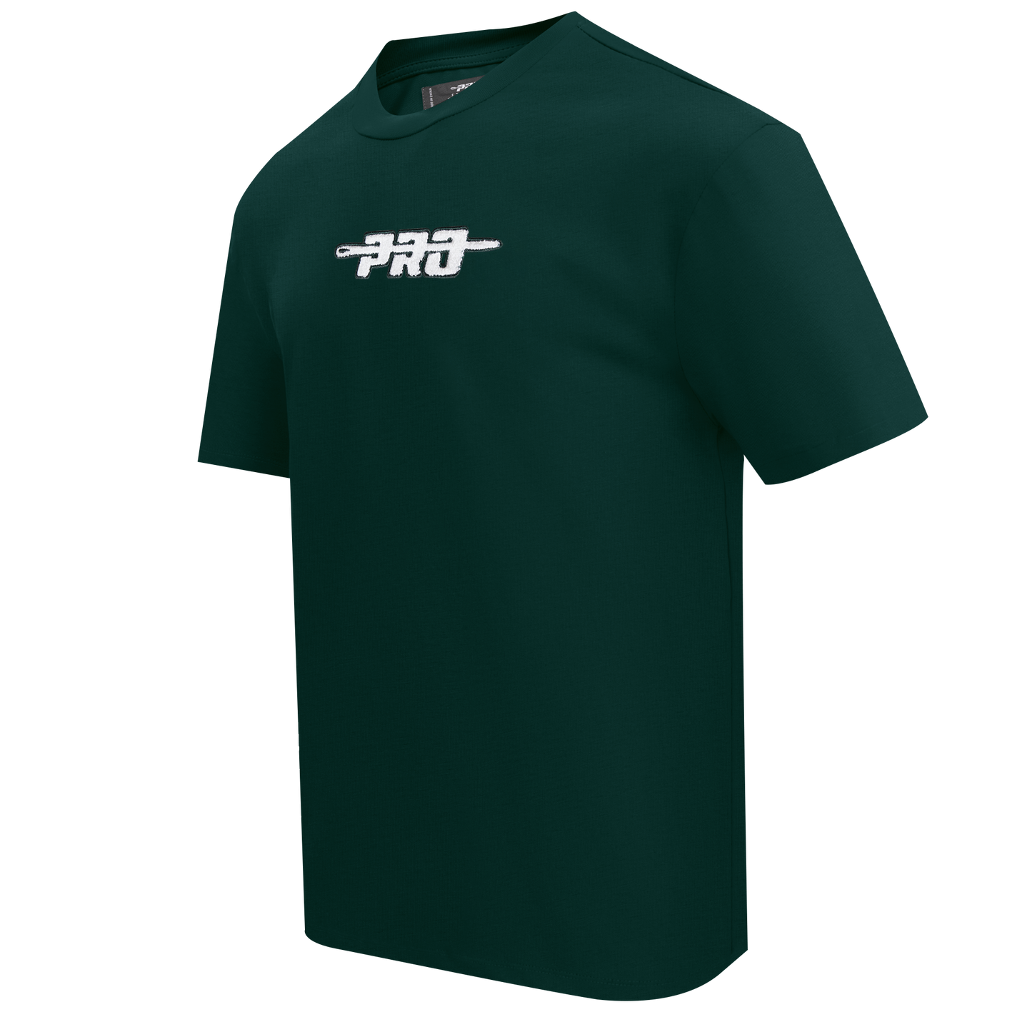 PRO STANDARD CLASSIC CHENILLE WHT LOGO MEN'S CJ DROP SHOULDER TEE (FOREST GREEN)
