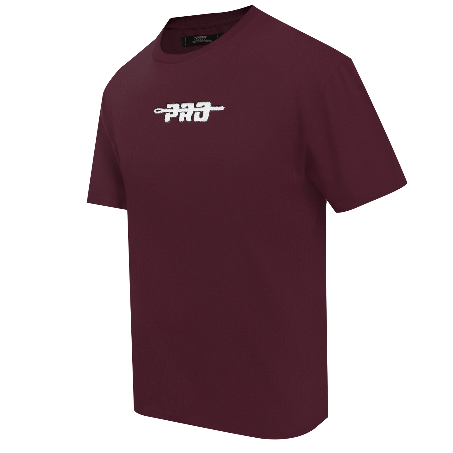PRO STANDARD CLASSIC CHENILLE WHT LOGO MEN'S CJ DROP SHOULDER TEE (WINE)