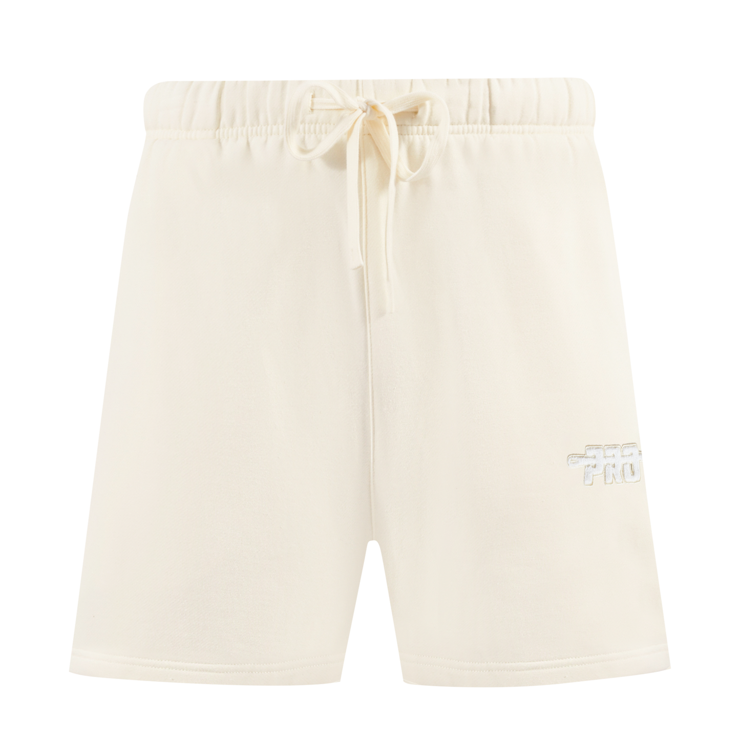 PRO STANDARD CLASSIC CHENILLE WHT LOGO MEN'S FLC SHORT (EGGSHELL)