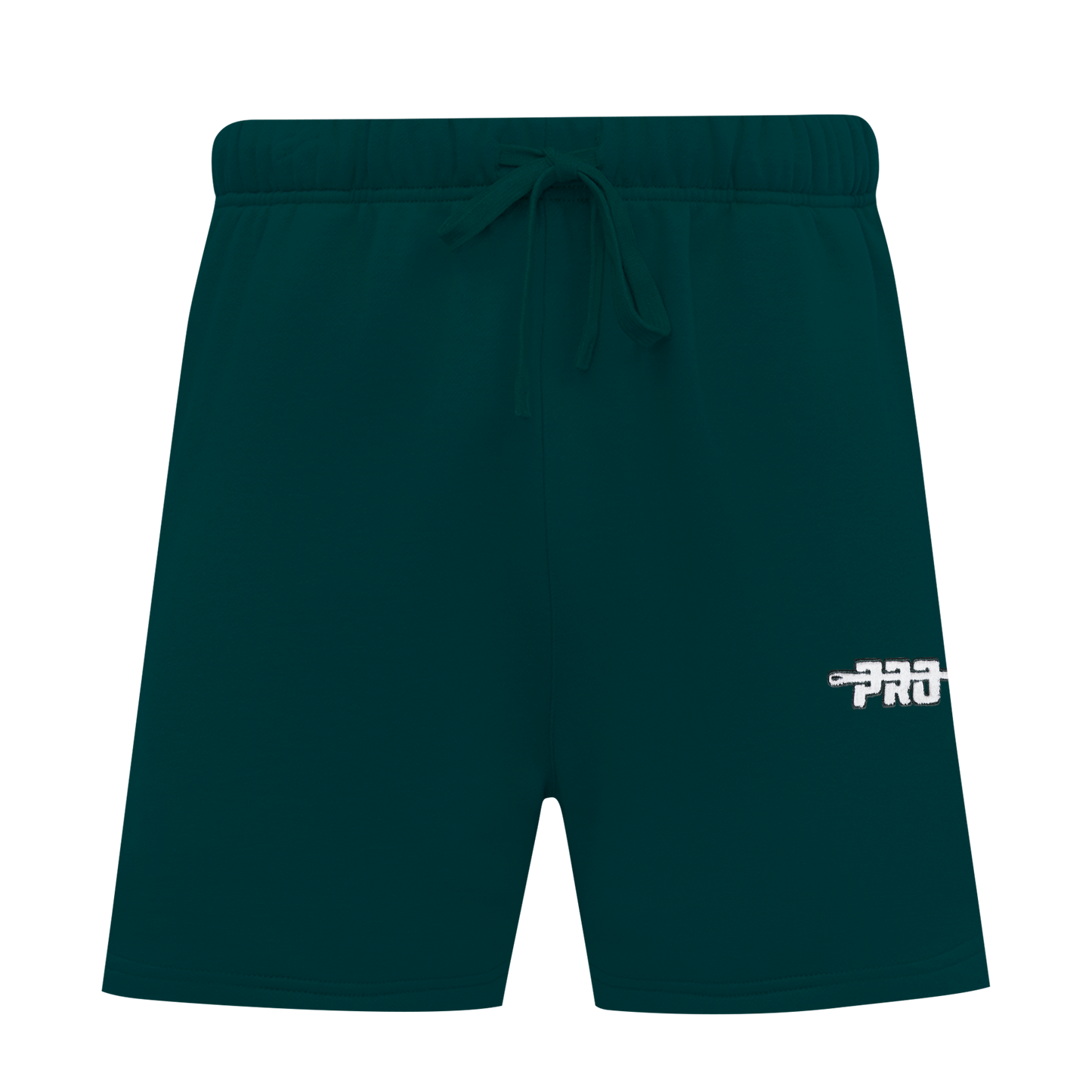 PRO STANDARD CLASSIC CHENILLE WHT LOGO MEN'S FLC SHORT (FOREST GREEN)