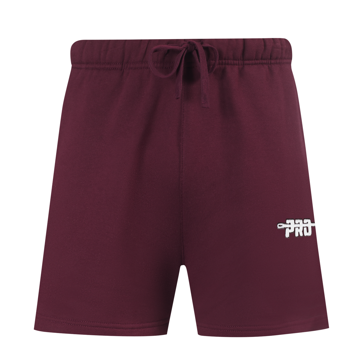 PRO STANDARD CLASSIC CHENILLE WHT LOGO MEN'S FLC SHORT (WINE)