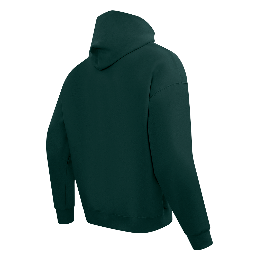 Pro Standard PRO STANDARD CLASSIC CHENILLE WHT LOGO MEN'S DROP SHOULDER FLC PO HOODIE (FOREST GREEN)