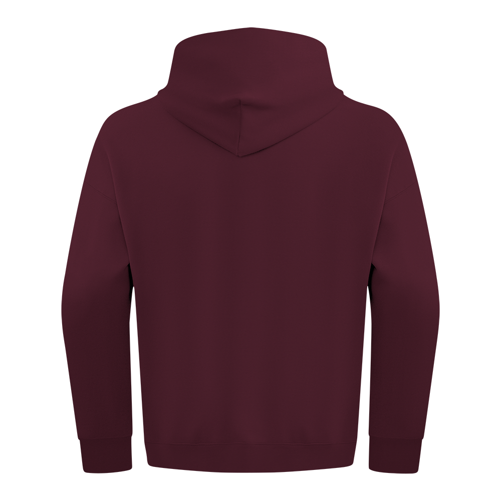 Pro Standard PRO STANDARD CLASSIC CHENILLE WHT LOGO MEN'S DROP SHOULDER FLC PO HOODIE (WINE)