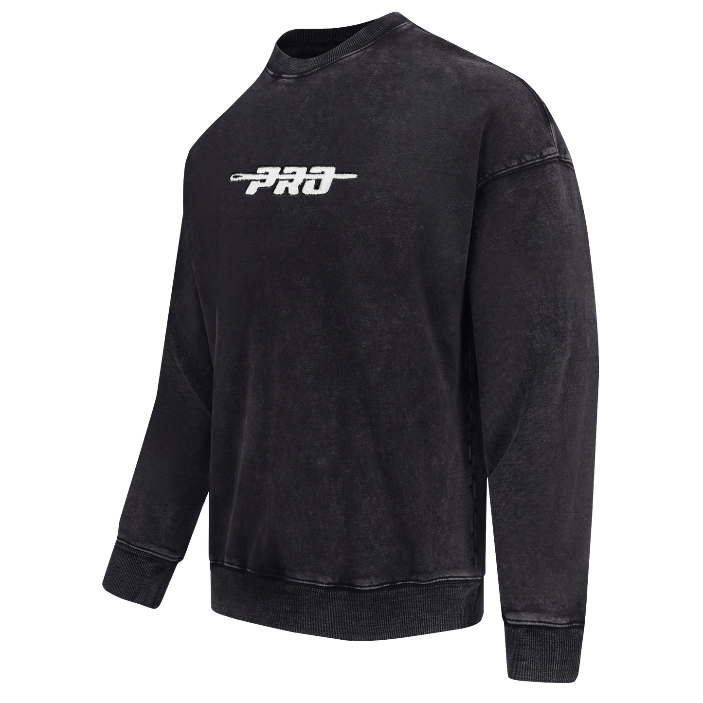 PRO STANDARD WASHED CLASSIC MEN'S ENZYME WASH DS FT CREWNECK (WASHED BLACK)