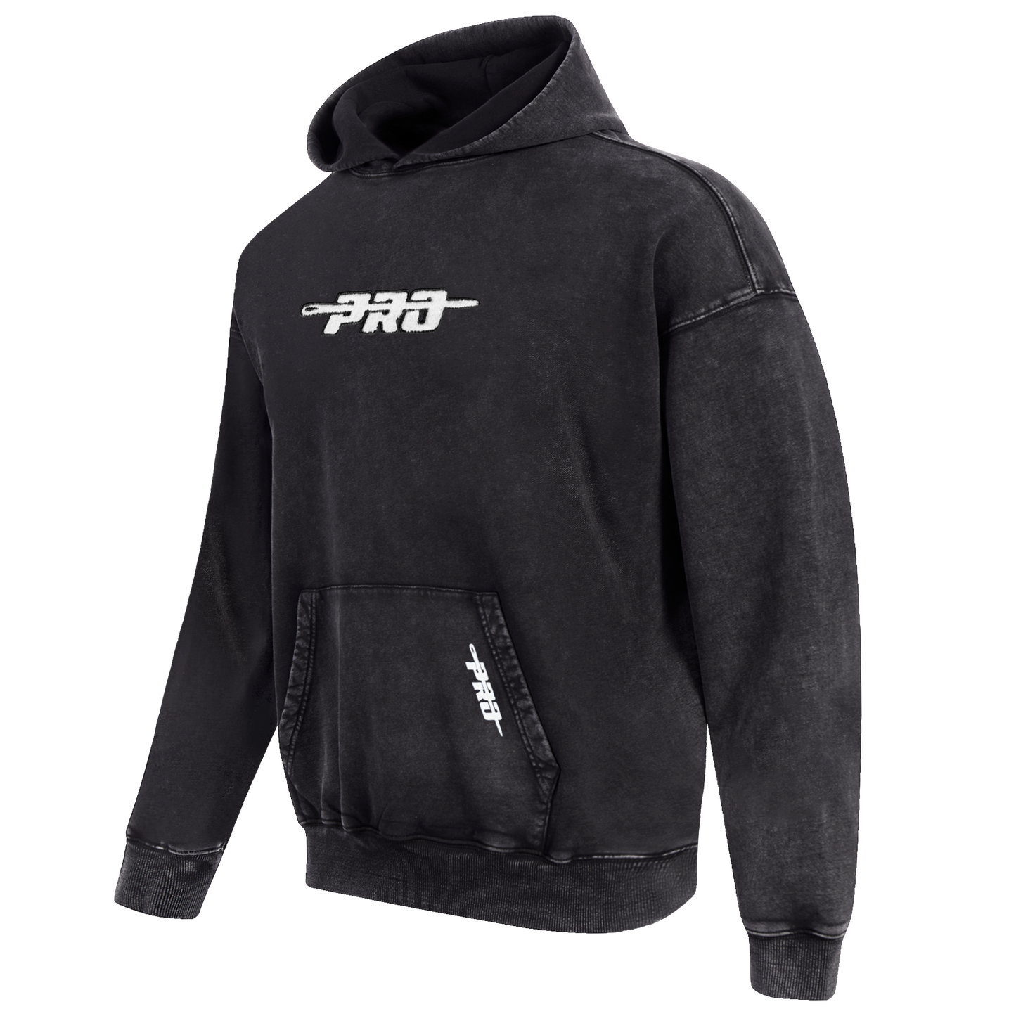 PRO STANDARD WASHED CLASSIC MEN'S ENZYME WASH DS FT PO HOODIE (WASHED BLACK)