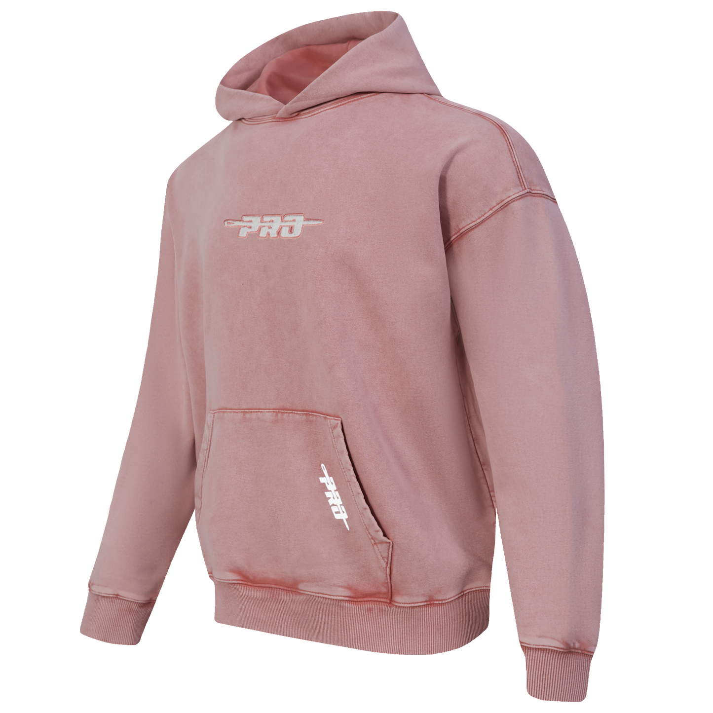 PRO STANDARD WASHED CLASSIC MEN'S ENZYME WASH DS FT PO HOODIE (WASHED MAUVE)