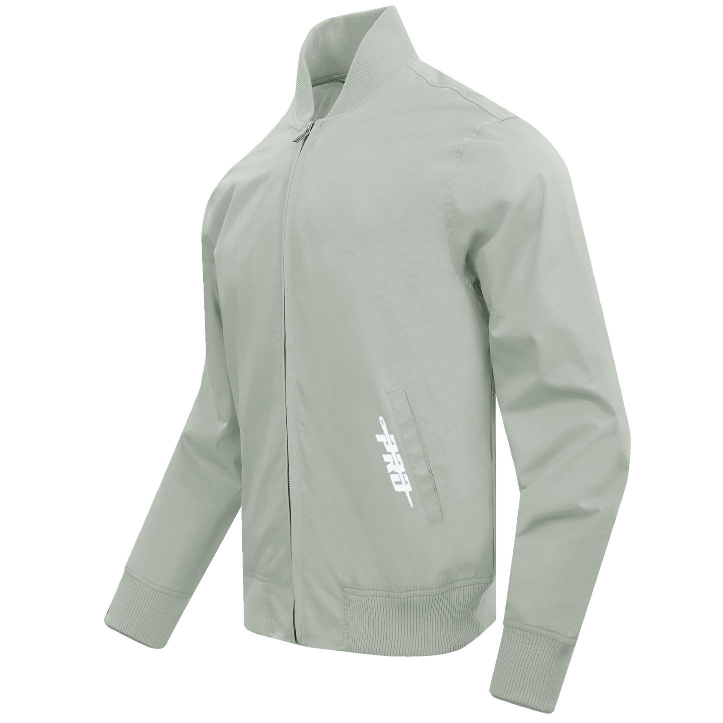 PRO STANDARD CLASSIC CHENILLE WHT LOGO MEN'S TWILL JACKET (MOSS)