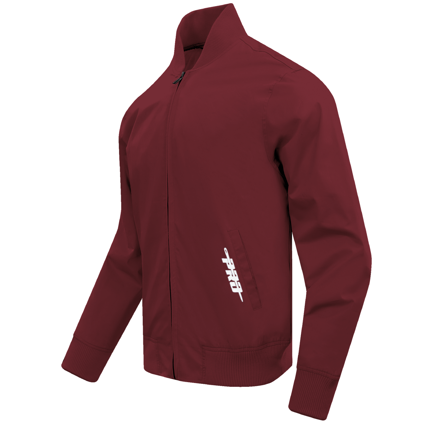 PRO STANDARD CLASSIC CHENILLE WHT LOGO MEN'S TWILL JACKET (WINE)