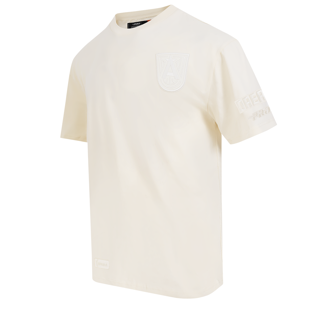 WNBA ATLANTA DREAM NEUTRAL MEN'S CJ DROP SHOULDER TEE (EGGSHELL)