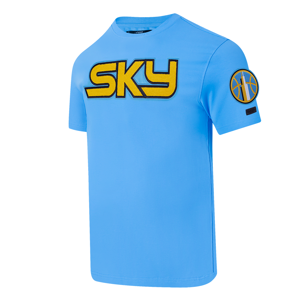 WNBA CHICAGO SKY CLASSIC CHENILLE MEN'S SJ TEE (UNIVERSITY BLUE)