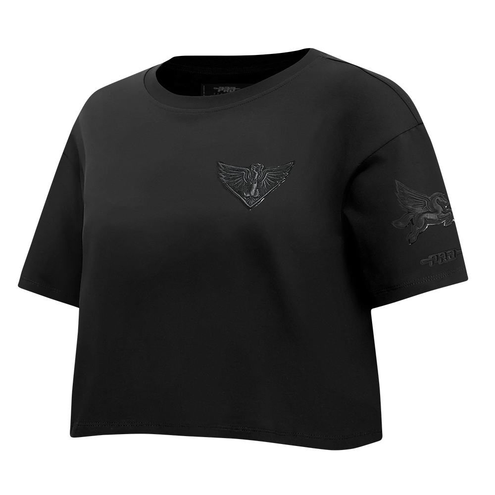 WNBA DALLAS WINGS TRIPLE BLACK WOMEN'S SJ BOXY TEE (BLACK)