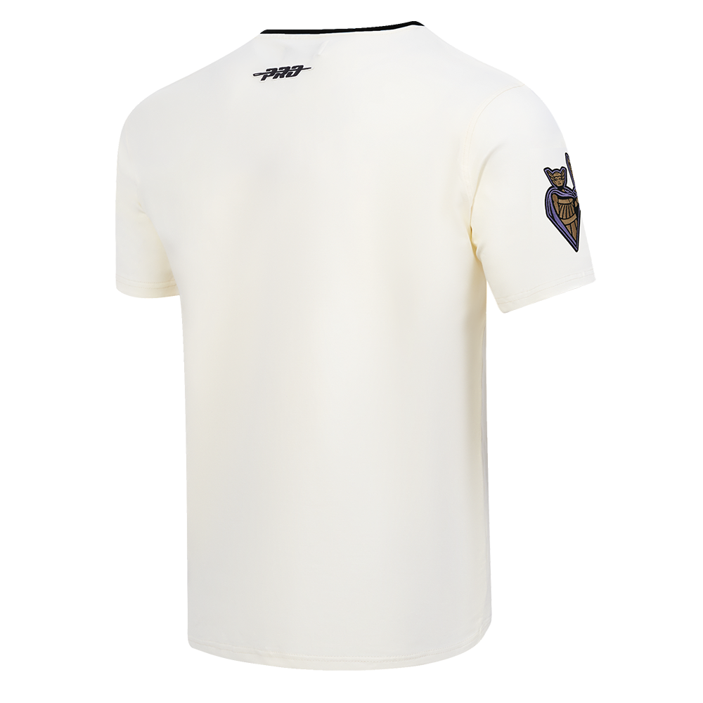 WNBA GOLDEN STATE VALKYRIES MODERN ORIGINALS MEN'S RINGER TEE (EGGSHELL/ BLACK)