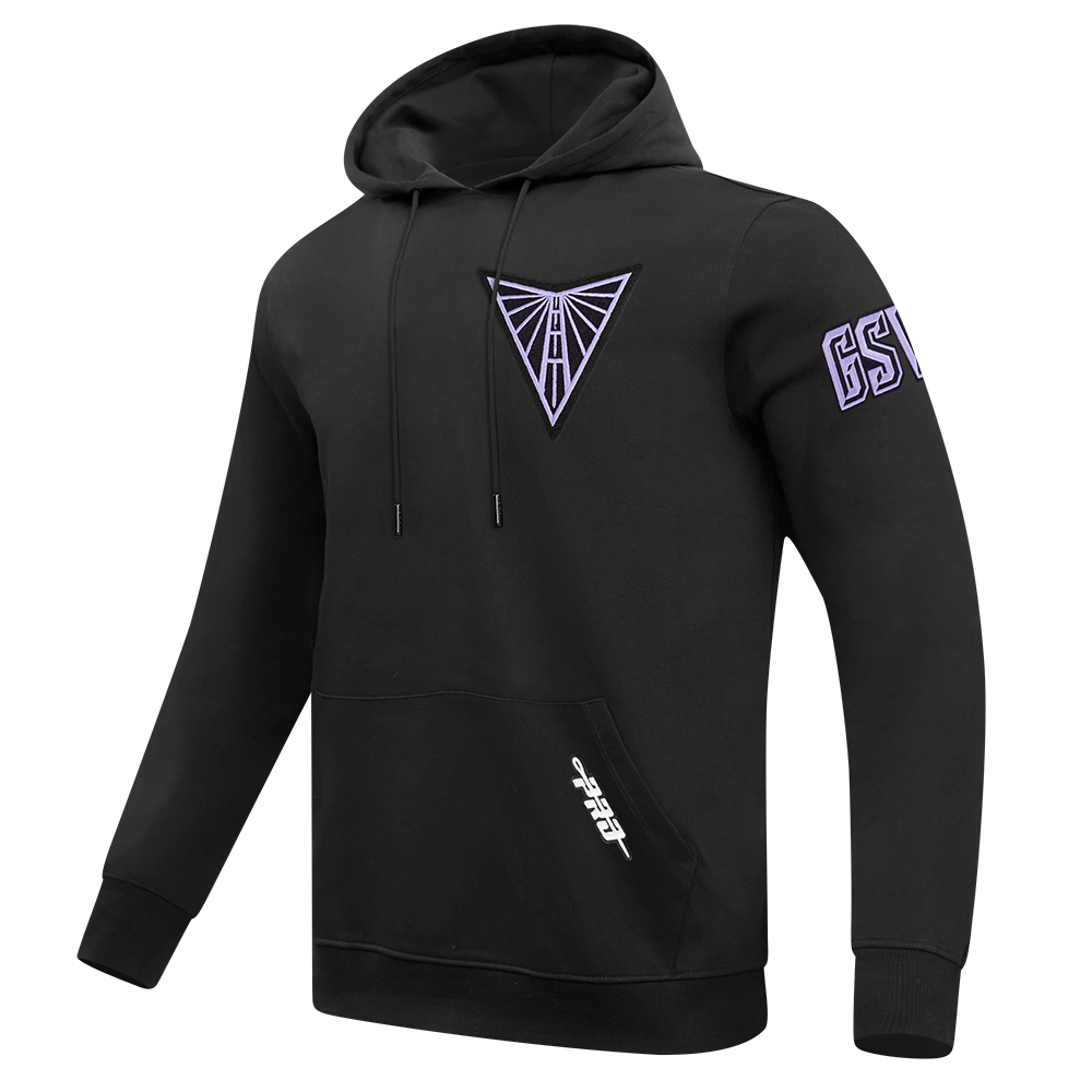 WNBA GOLDEN STATE VALKYRIES CLASSIC CHENILLE MEN'S DK PO HOODIE (BLACK)