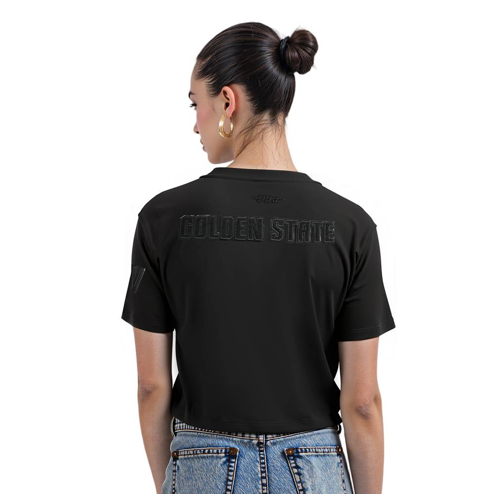 WNBA GOLDEN STATE VALKYRIES CLASSIC 3BK WOMEN'S SJ BOXY TEE (BLACK)