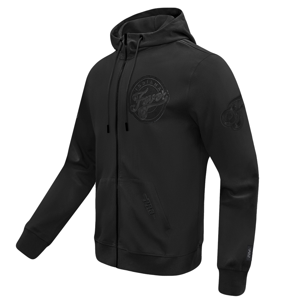 WNBA INDIANA FEVER TRIPLE BLACK MEN'S DK FZ PO HOODIE (BLACK)