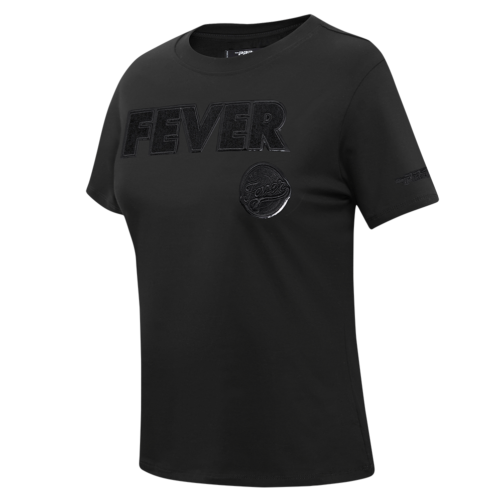 INDIANA FEVER TRIPLE BLACK WOMEN'S SS SLIM FIT TEE (BLACK)