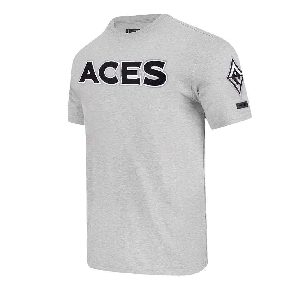WNBA LAS VEGAS ACES CLASSIC CHENILLE MEN'S SJ TEE (HEATHER GREY)