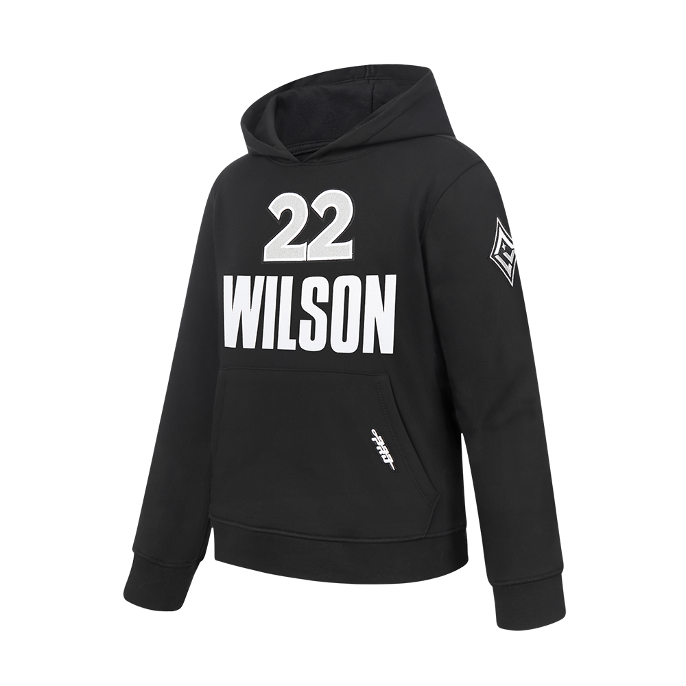 LAS VEGAS ACES A'JA WILSON #22 CLASSIC PLAYER NAME AND NUMBE (BLACK)