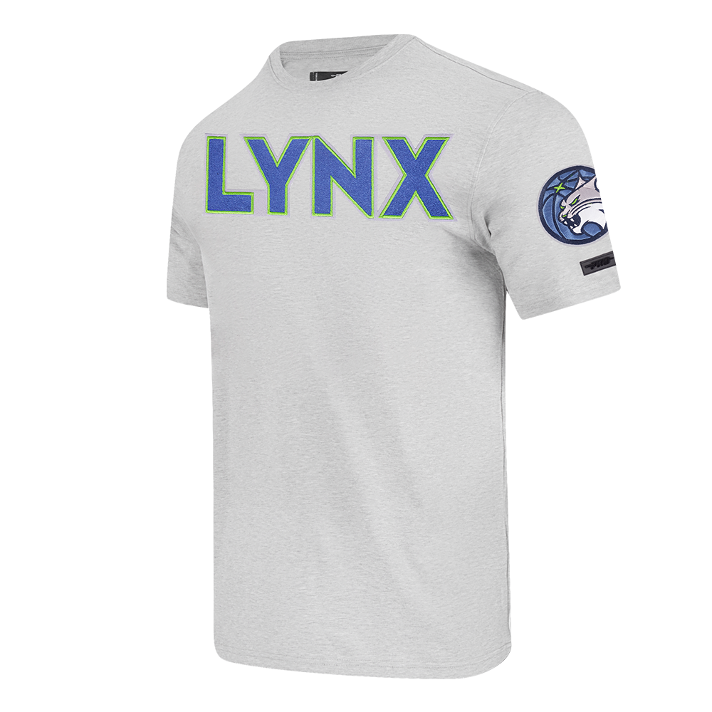 WNBA MINNESOTA LYNX CLASSIC CHENILLE MEN'S SJ TEE (HEATHER GREY)