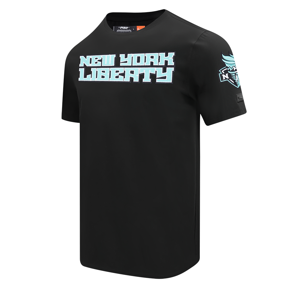 WNBA NEW YORK LIBERTY BREANNA STEWART #30 CLASSIC PLAYER NAME AND NUMBER MEN'S SINGLE JERSEY TEE  (BLACK)