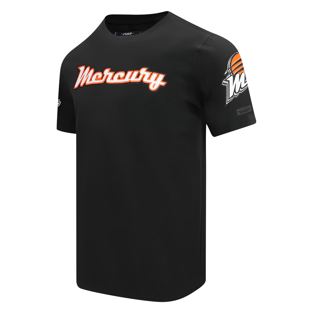 WNBA PHOENIX MERCURY CLASSIC CHENILLE MEN'S SJ TEE (BLACK)