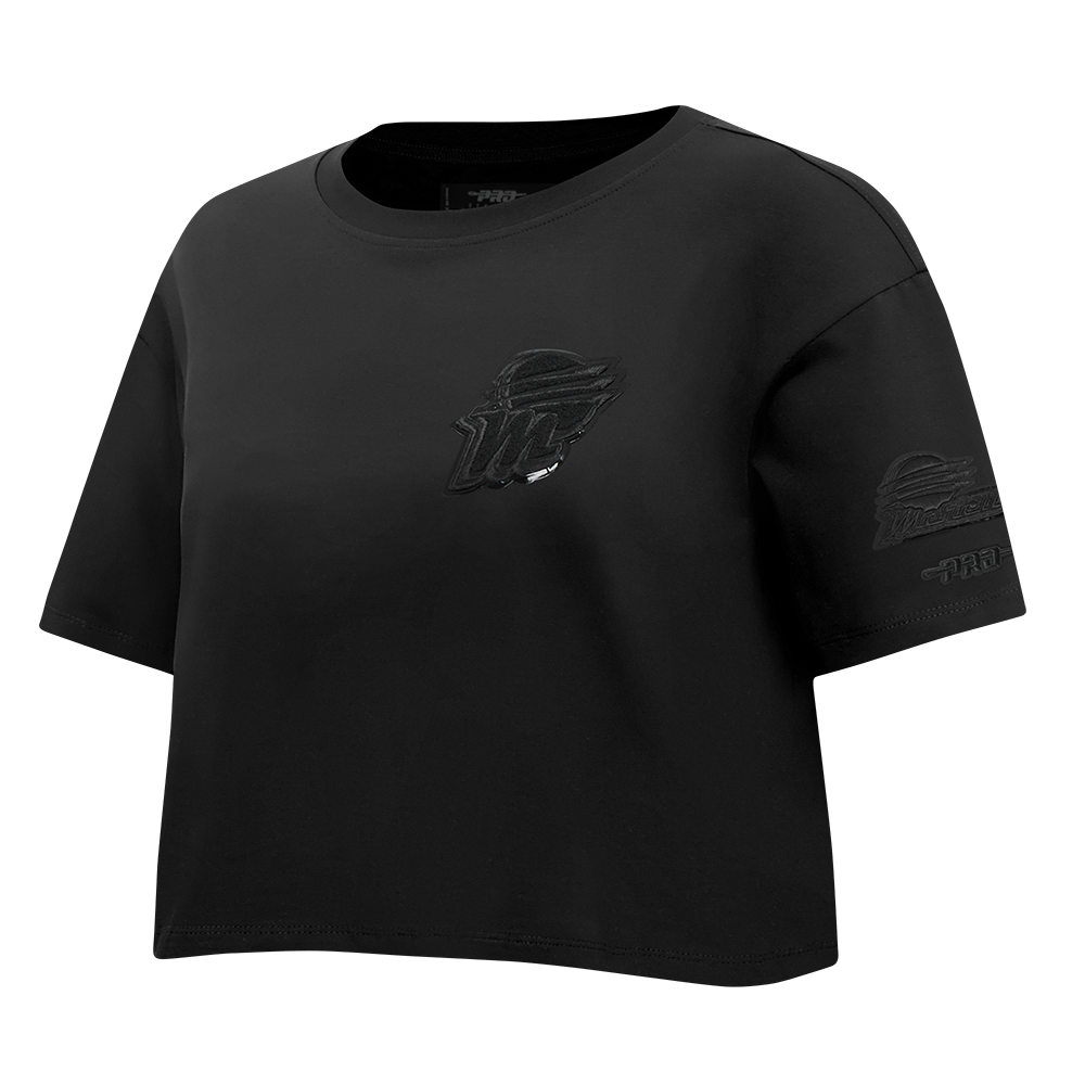 WNBA PHOENIX MERCURY TRIPLE BLACK WOMEN'S SJ BOXY TEE (BLACK)