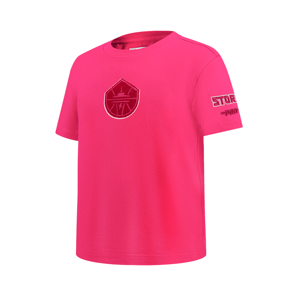 WNBA SEATTLE STORM CLASSIC TRIPLE PINK BIG GIRLS SS SLIM FIT TEE (BEETROOT PURPLE)