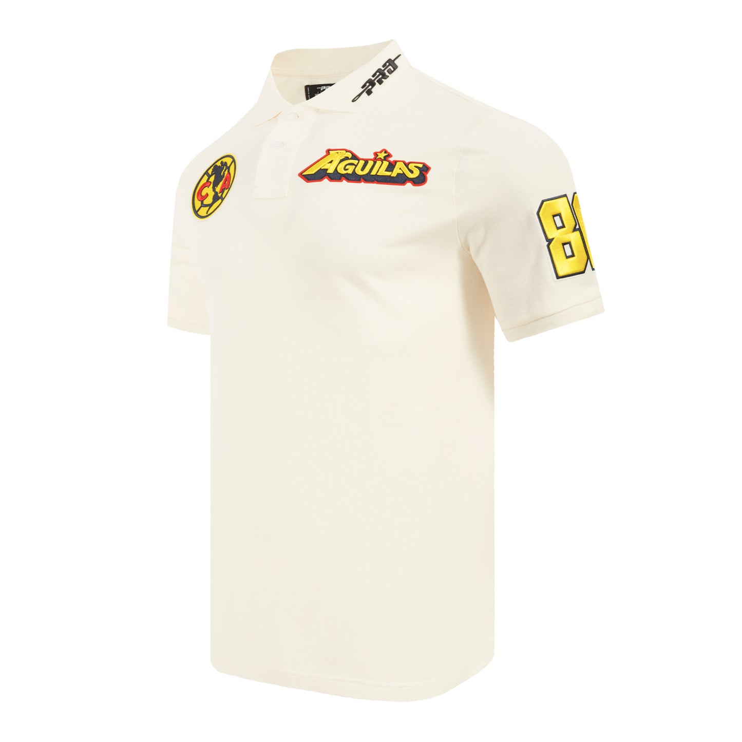 LIGA MX CLUB AMERICA STADIUM MEN'S SS PIQUE POLO (EGGSHELL)